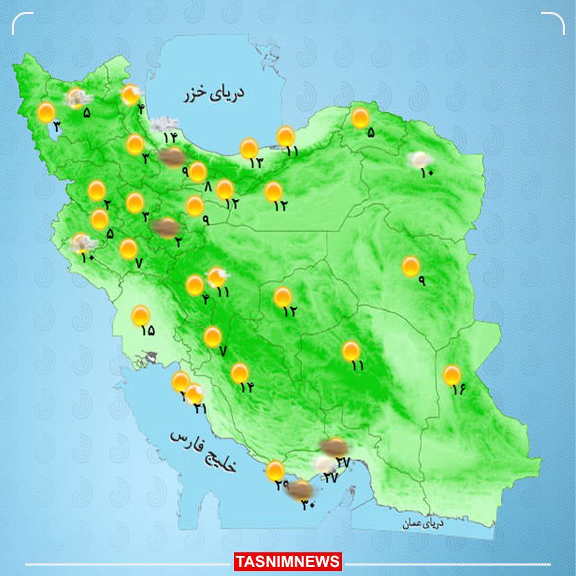 ورود سامانه بارشی به کشور از امشب