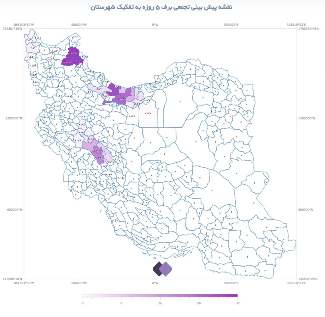 برف مهمان بهار ایران