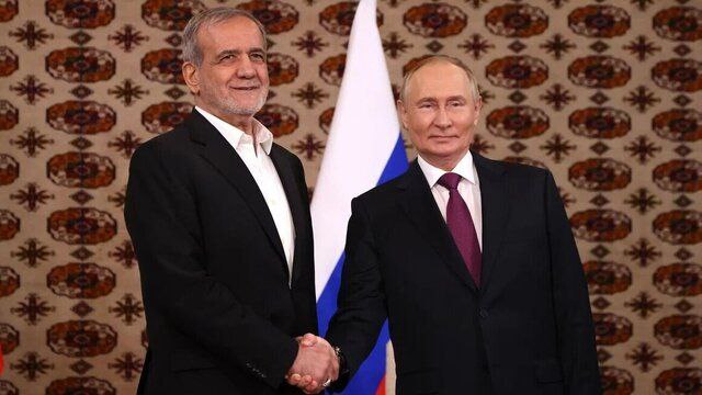 پوتین پیام تبریک نوروزی به پزشکیان فرستاد